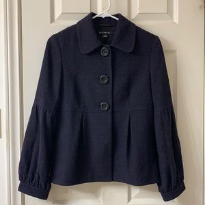 Periphery, US 4, Purple & Black Wool Blend Lined Jacket